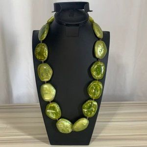 Green Statement Necklace